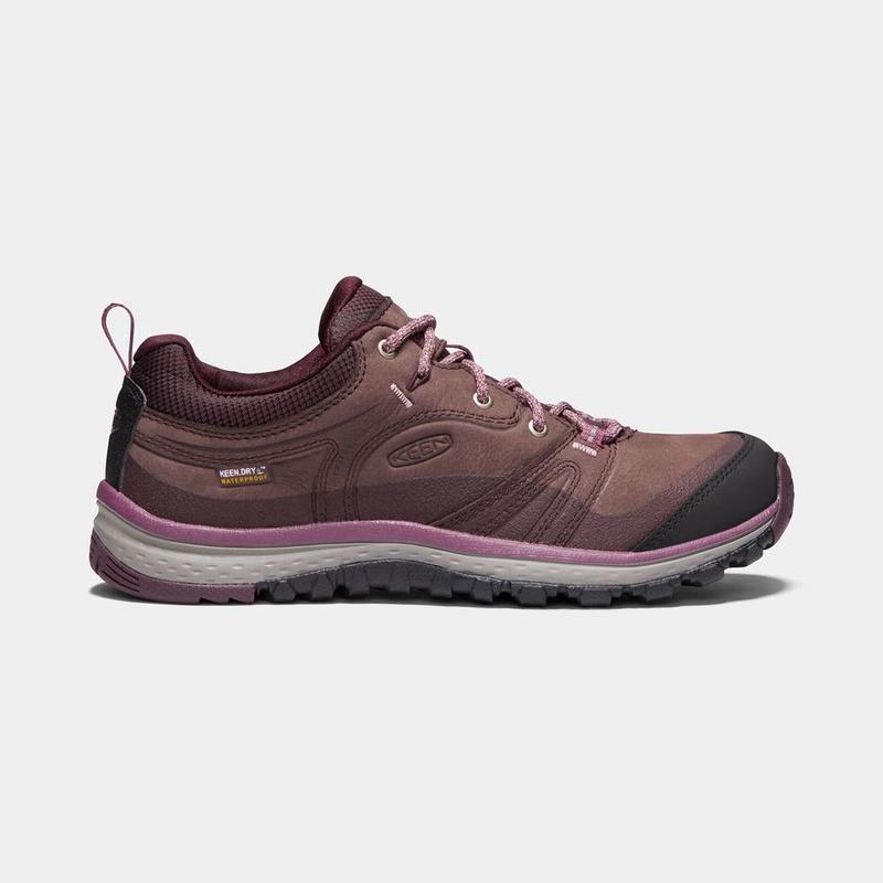 Zapatos Trekking Keen Terradora Cuero Waterproof Para Mujer Morados - Zapatos Keen Mexico (245908-LY